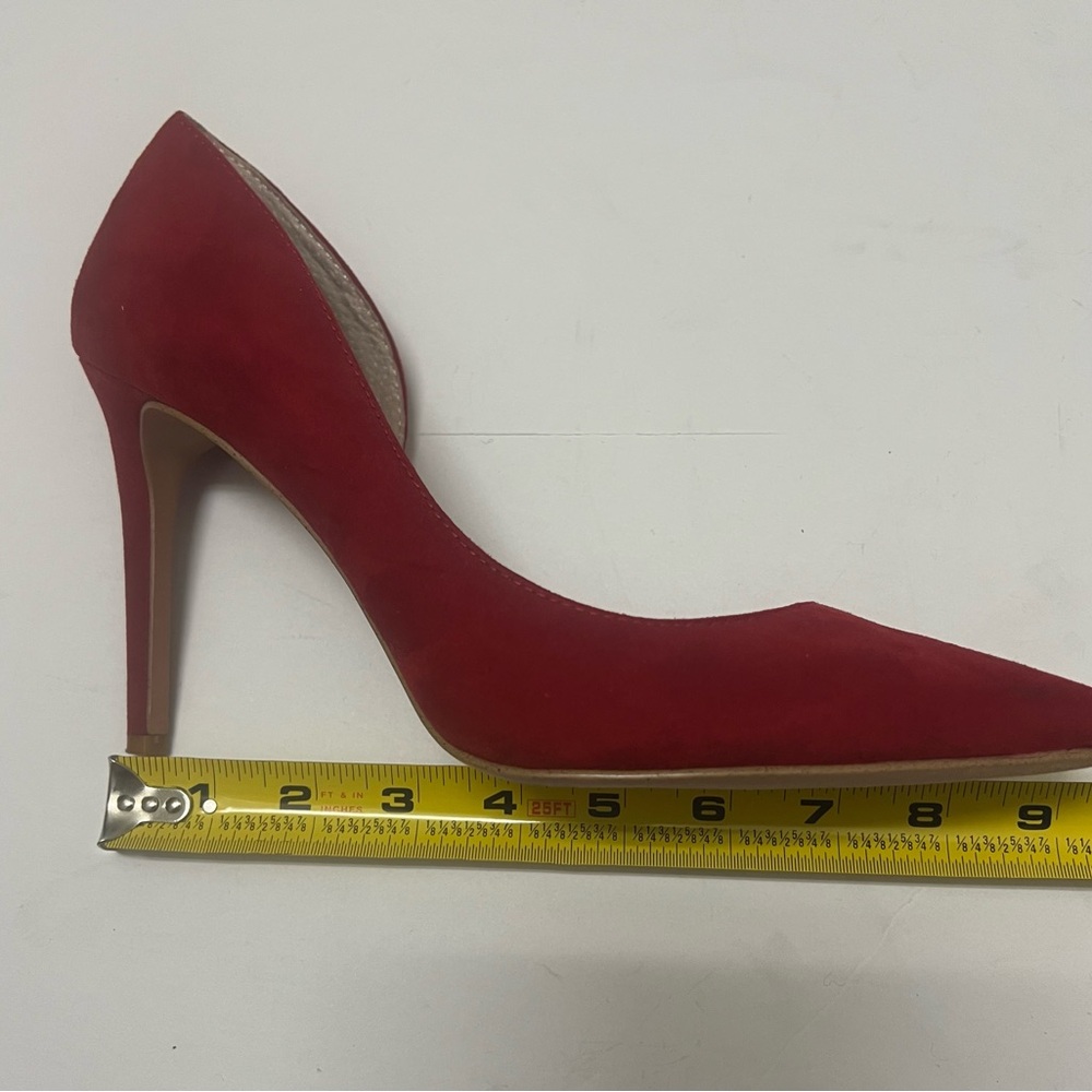 INC International Concepts Kenjay Dorsay Stilleto Heels shoes Red Size 9 - Picture 8 of 11